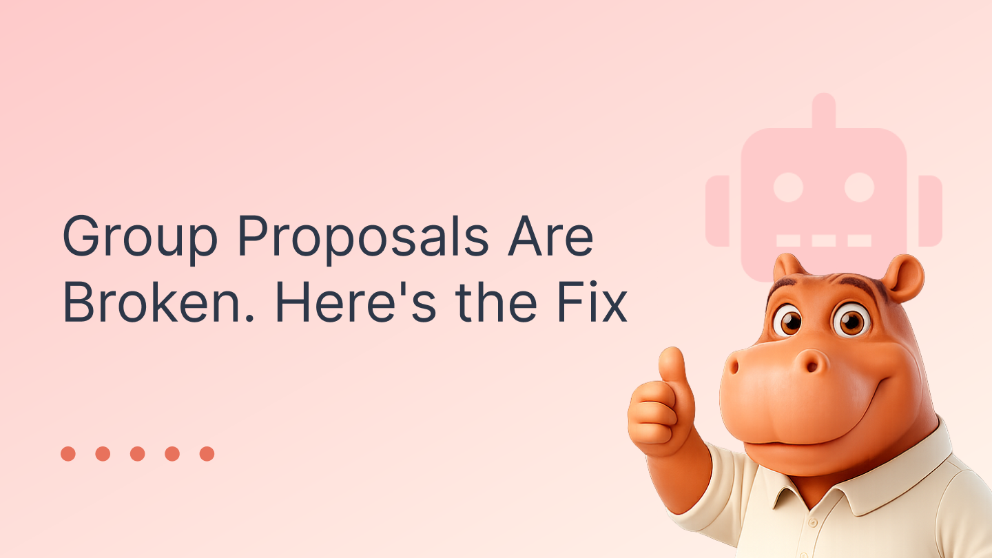 The Group Sales Proposal Is Broken | Hippo Rev