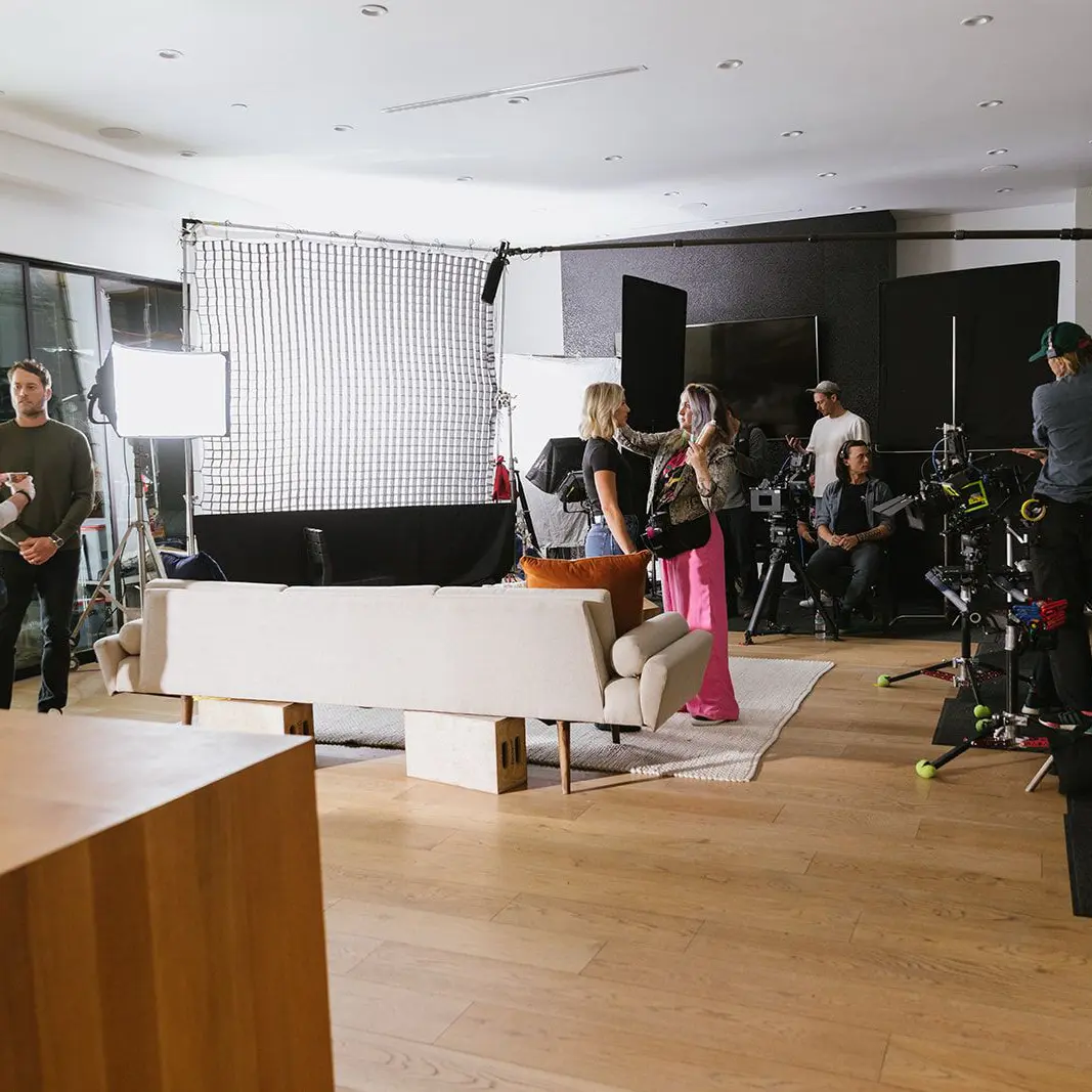 STMNT Studios production crew on set in San Francisco