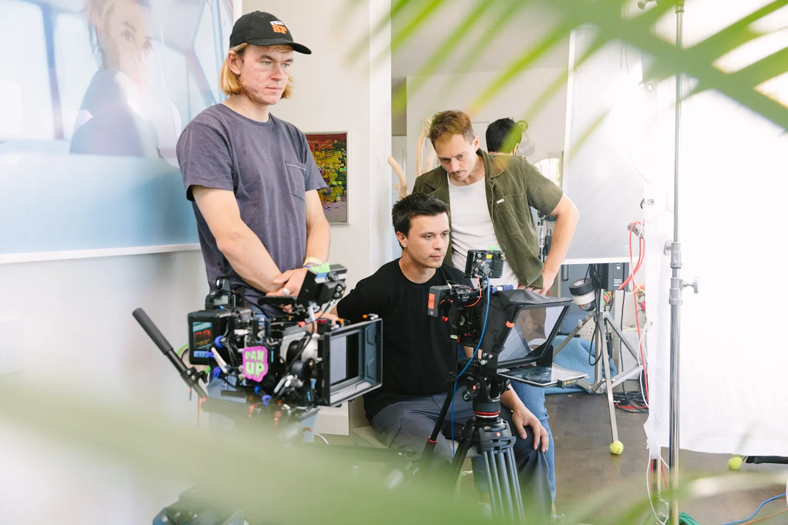 STMNT Studios video production crew on set