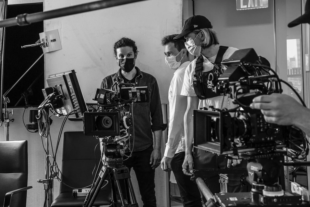 STMNT Studios production crew operating cinema cameras on a CPG video shoot
