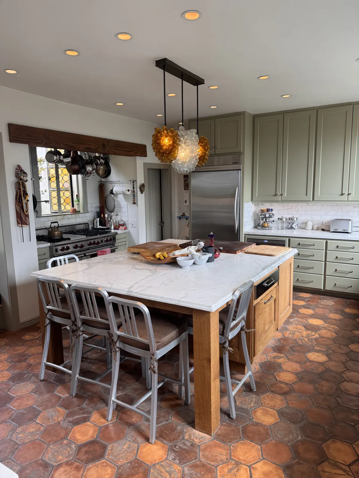 Diego Ferreiro Val's kitchen prepared as the location for Trebellar's Series A film shoot