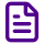 Icon of a document with text lines and a folded corner.