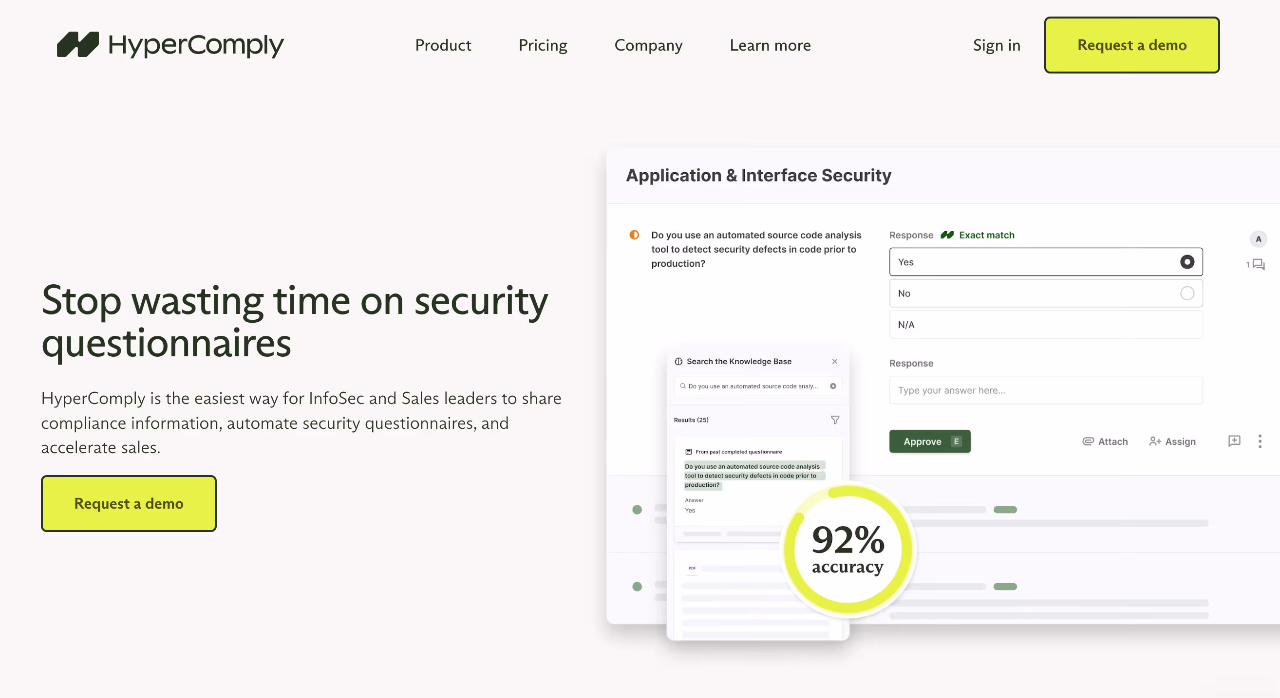 Hypercomply screenshot