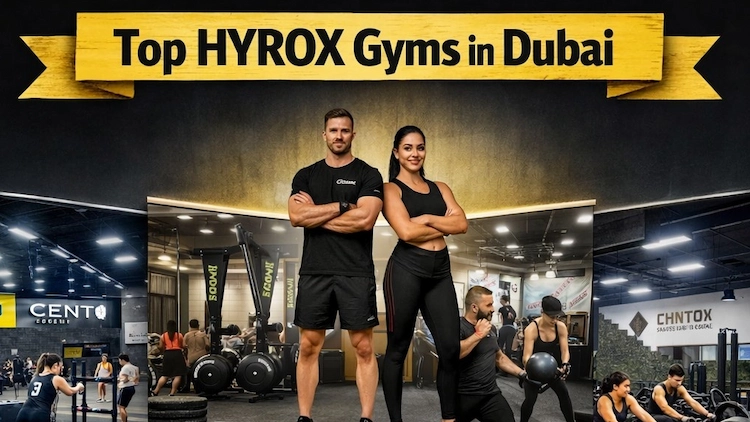 HYROX training session at Chairon House Dubai gym