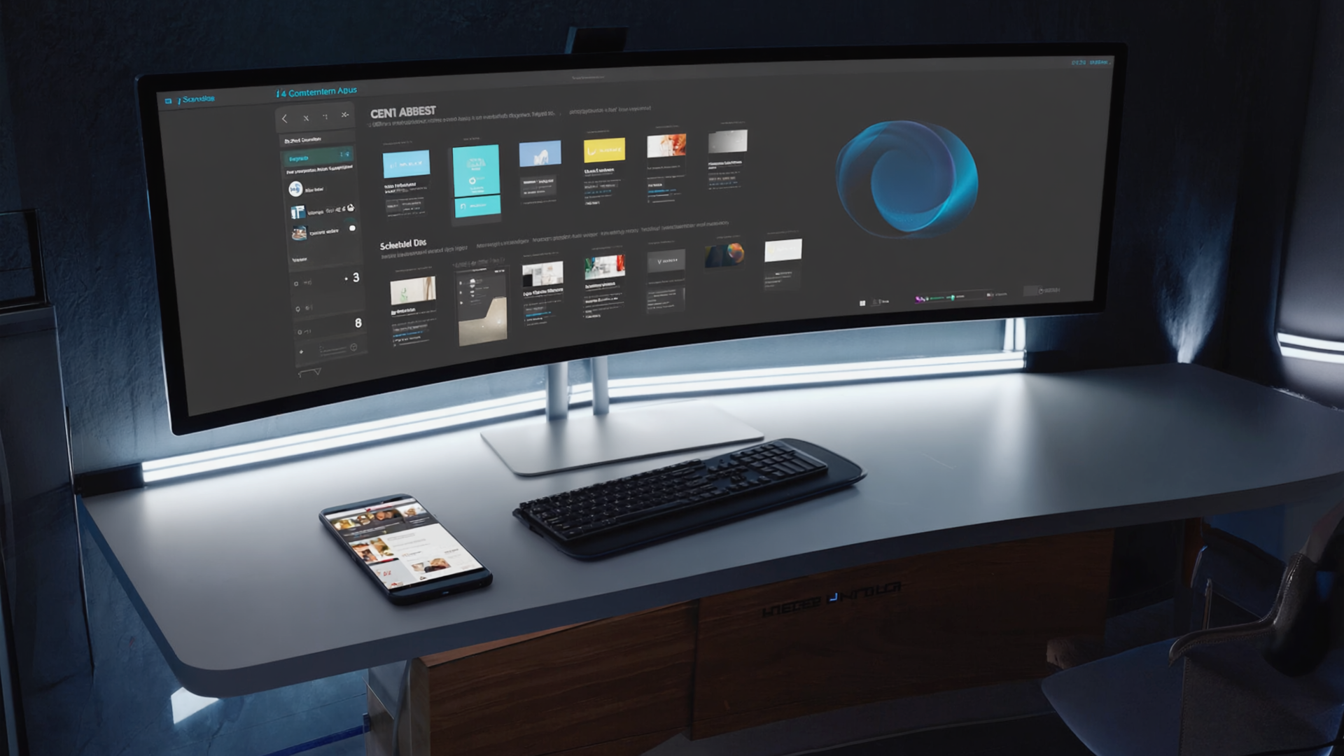 interface of task management module (for a productivity tools business)