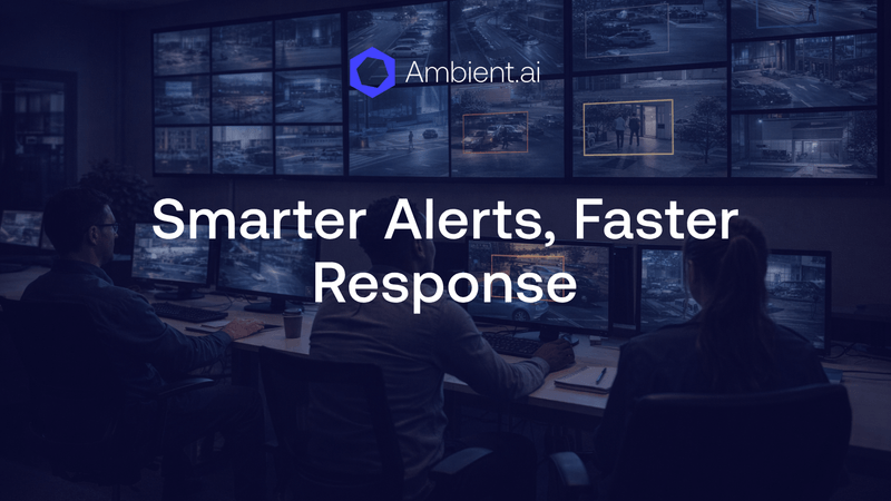 AI Alert Management in Physical Security Operations
