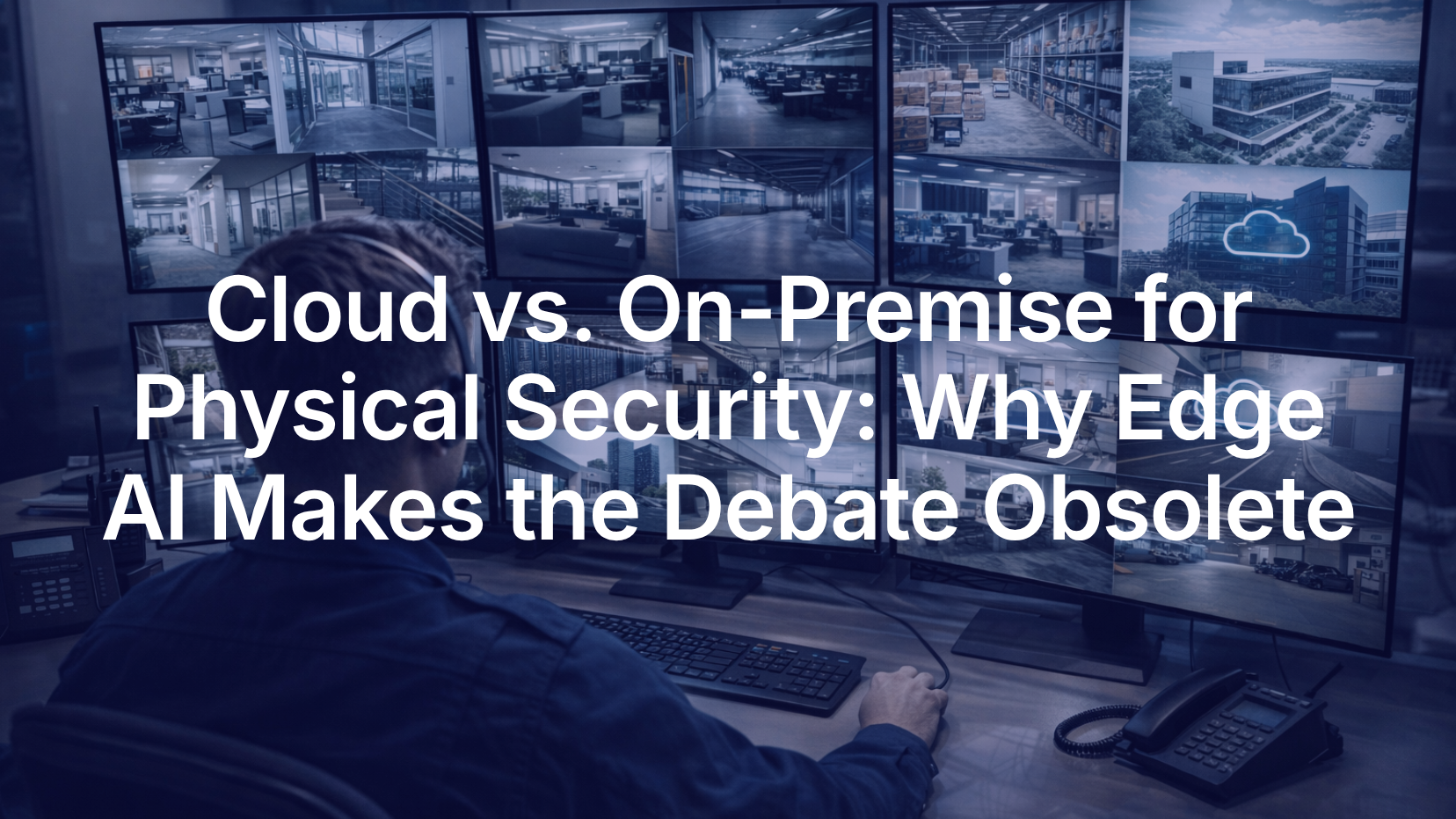 Explore the cloud vs on-premise security debate and why edge AI offers a better path for physical security infrastructure.