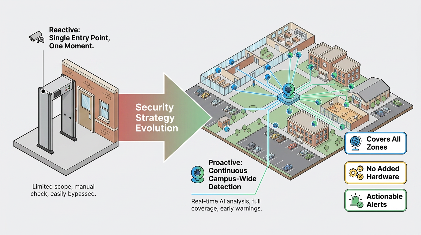 A colorful infographic illustrating ambient intelligence technology, with icons representing smart devices, connectivity, and user interaction. Central theme: the integration of technology in everyday environments to enhance user experience and convenience.
