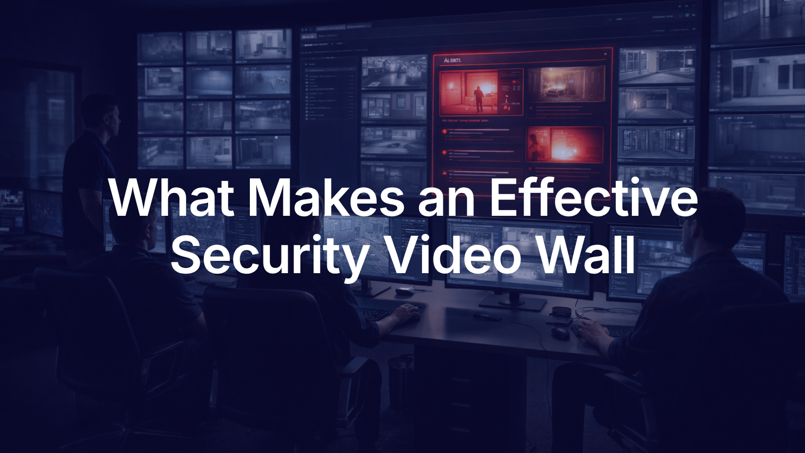 A security video wall is only as effective as the intelligence behind it. See how AI-driven monitoring transforms static displays into adaptive command environments.