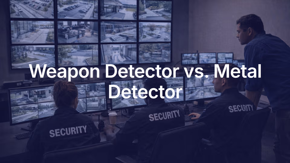 Weapon detectors and metal detectors screen threats differently. Compare accuracy, staffing, standards gaps, and which technology fits your facility.