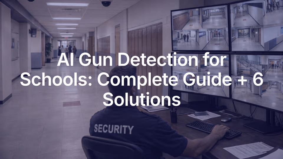 AI gun detection for schools turns existing cameras into proactive threat monitors. Explore how it works, key benefits, and leading platforms to compare.