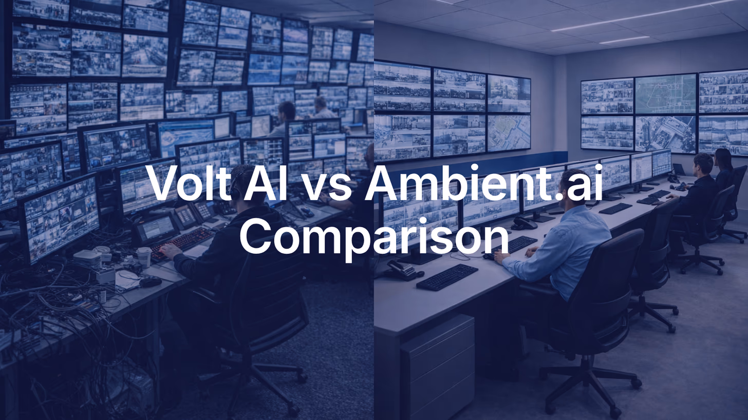 Volt AI uses object recognition with human review. Ambient.ai reasons at the AI layer. See why architecture defines outcomes in enterprise physical security.