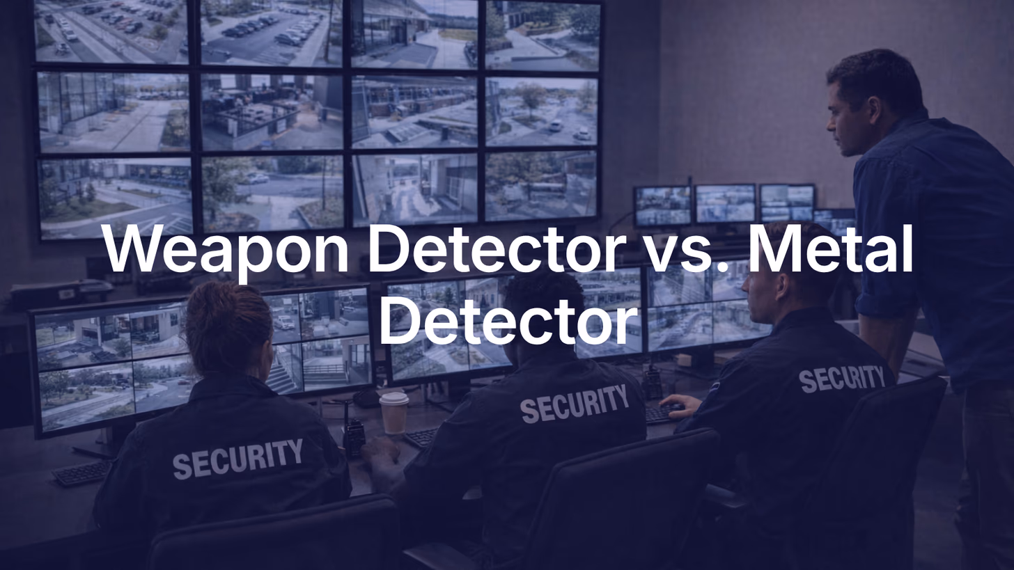 Weapon detectors and metal detectors screen threats differently. Compare accuracy, staffing, standards gaps, and which technology fits your facility.