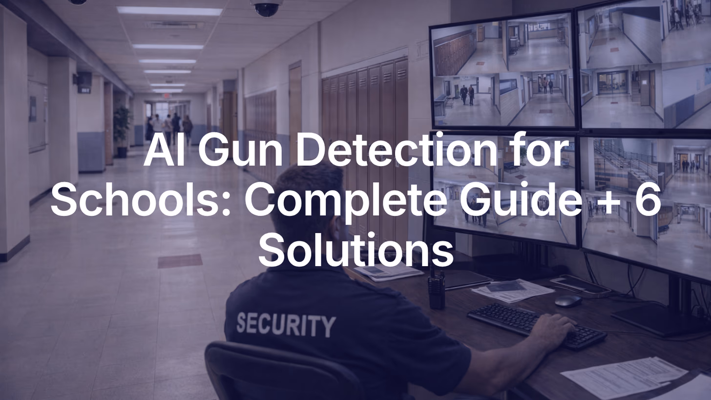 AI gun detection for schools turns existing cameras into proactive threat monitors. Explore how it works, key benefits, and leading platforms to compare.