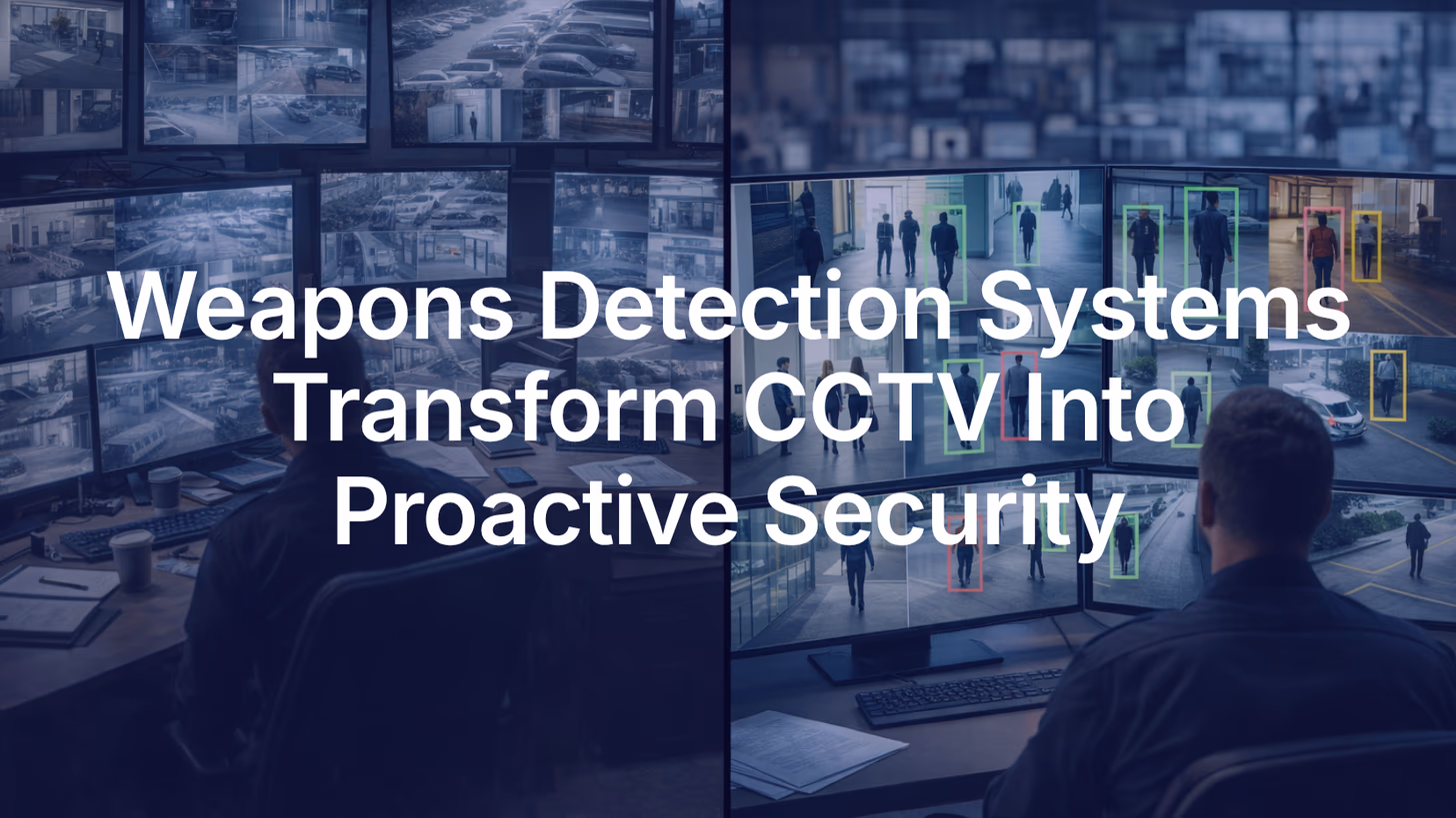 Weapons detection systems add AI to existing cameras for real-time threat identification. See how they reduce false alarms and enable proactive prevention.