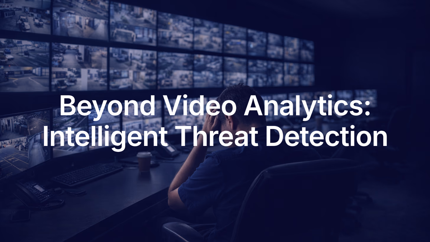Video analytics for physical security still leaves teams reactive. See where it falls short and what intelligent AI does differently to close the gap.