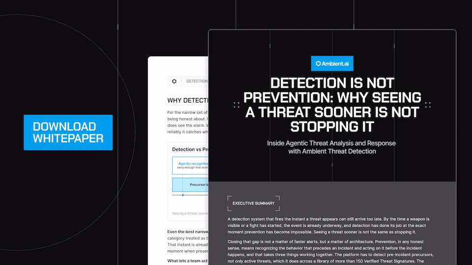Detection Is Not Prevention: Why Seeing a Threat Sooner Is Not Stopping It