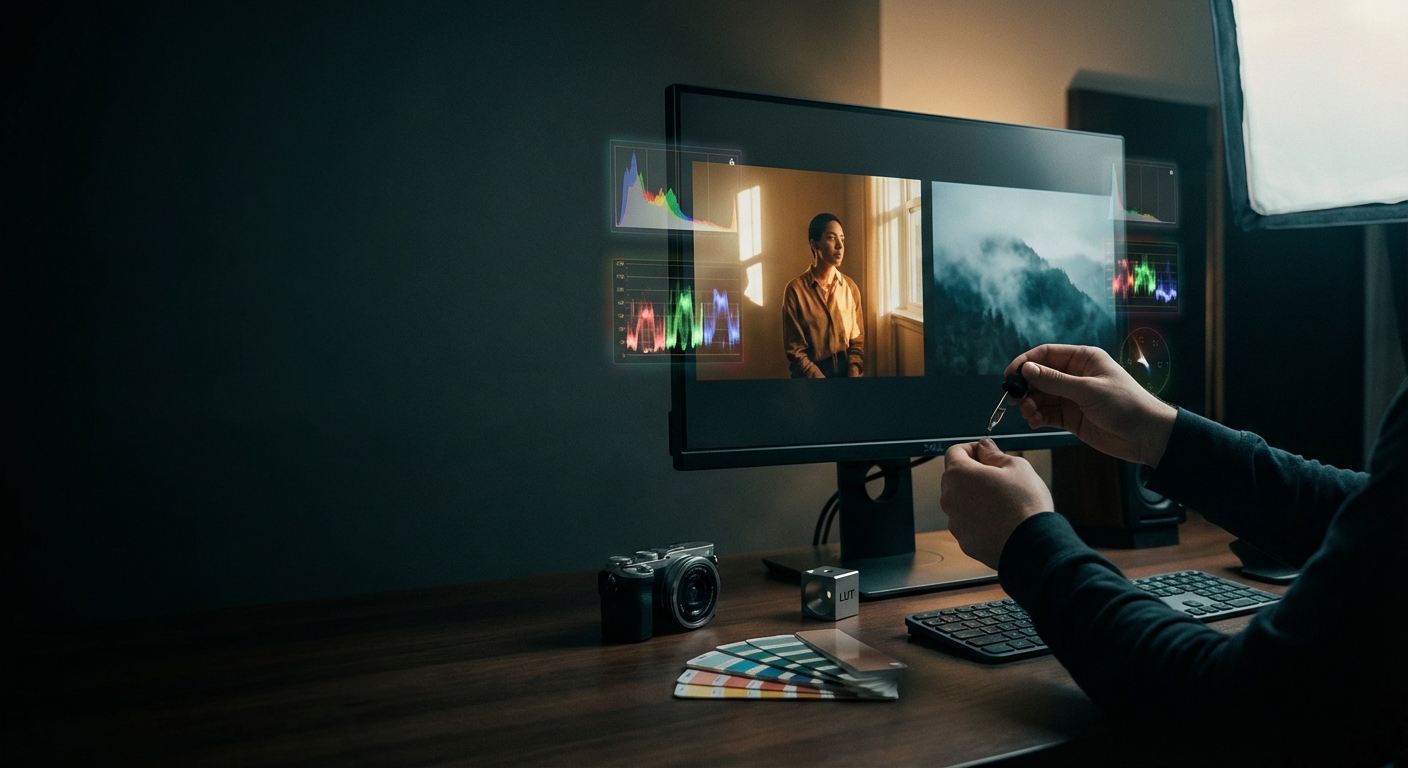 How to color match a picture using another photo reference image