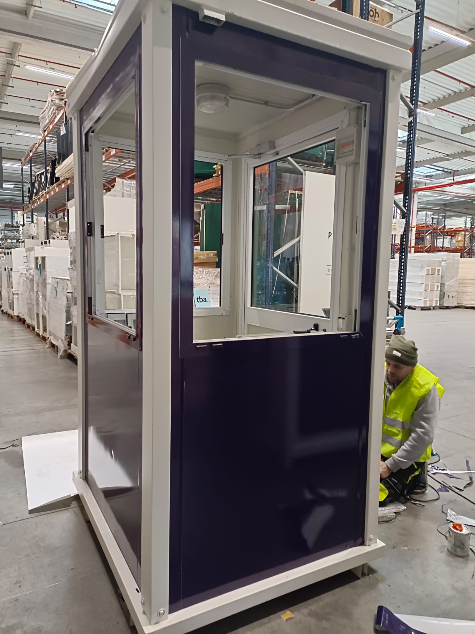 Red Porsche moving fast