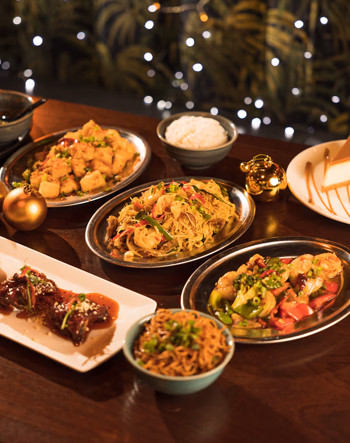 Festive sharing dishes at Mama Yo