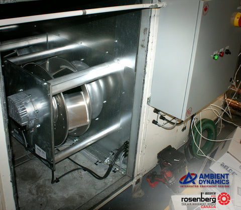 Sustainable HVAC retrofit with Rosenberg Canada’s ECFanGrid system