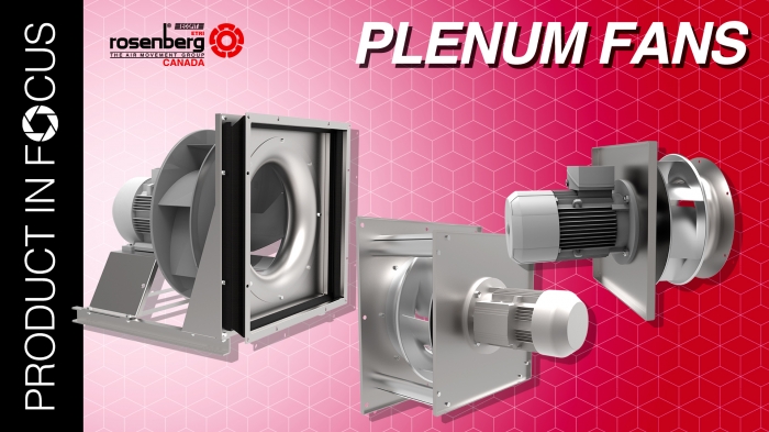 Efficient, Compact Air Solutions for Industrial and Commercial Applications Introducing Rosenberg Fans Canada’s high-performance Plenum Fans.