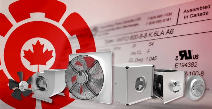 Rosenberg Canada's fans and blowers, engineered in Germany meet strict North American standards for safety, reliability, and energy efficiency.