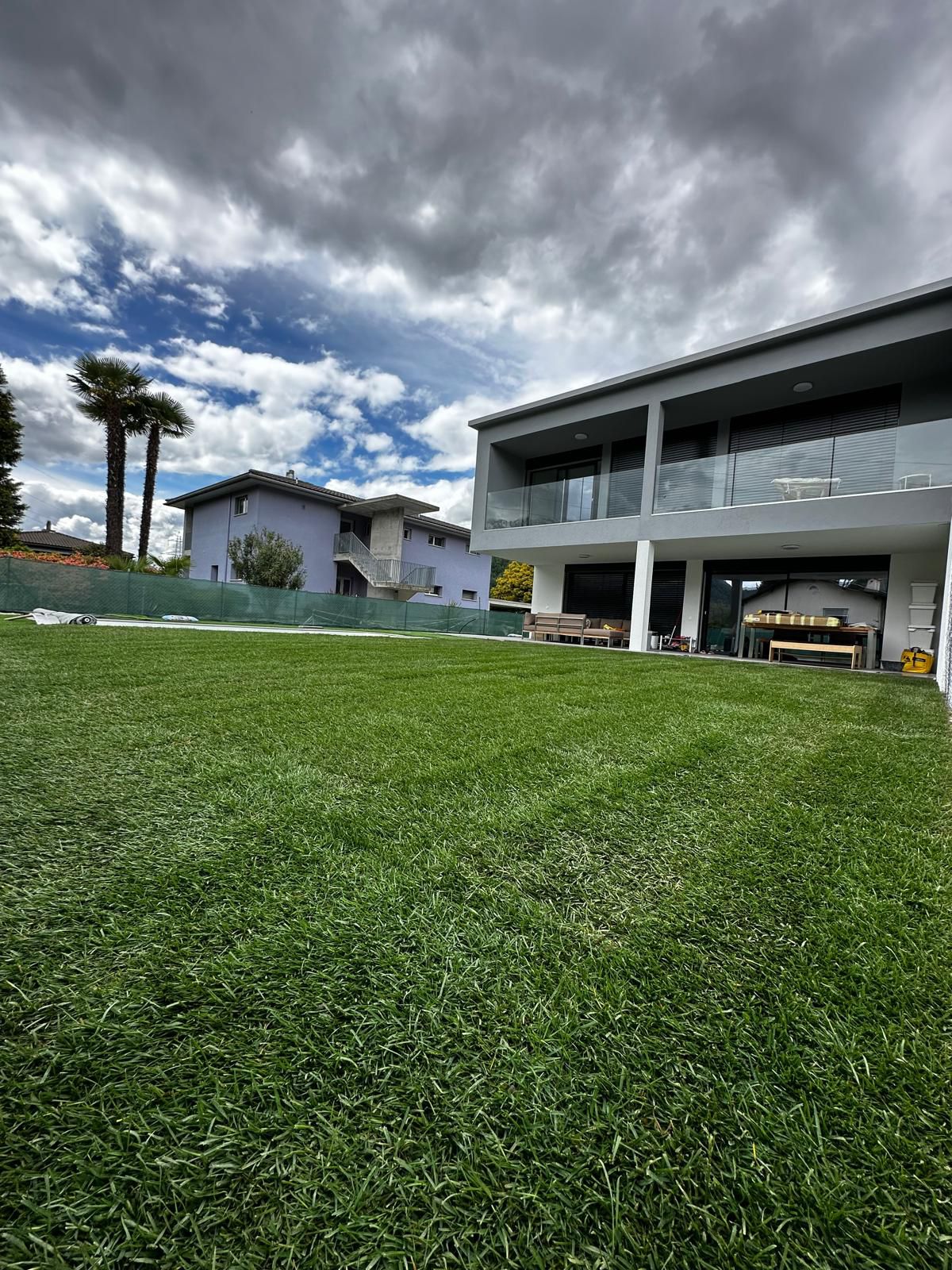 Prato naturale a rotoli con risultato uniforme e compatto