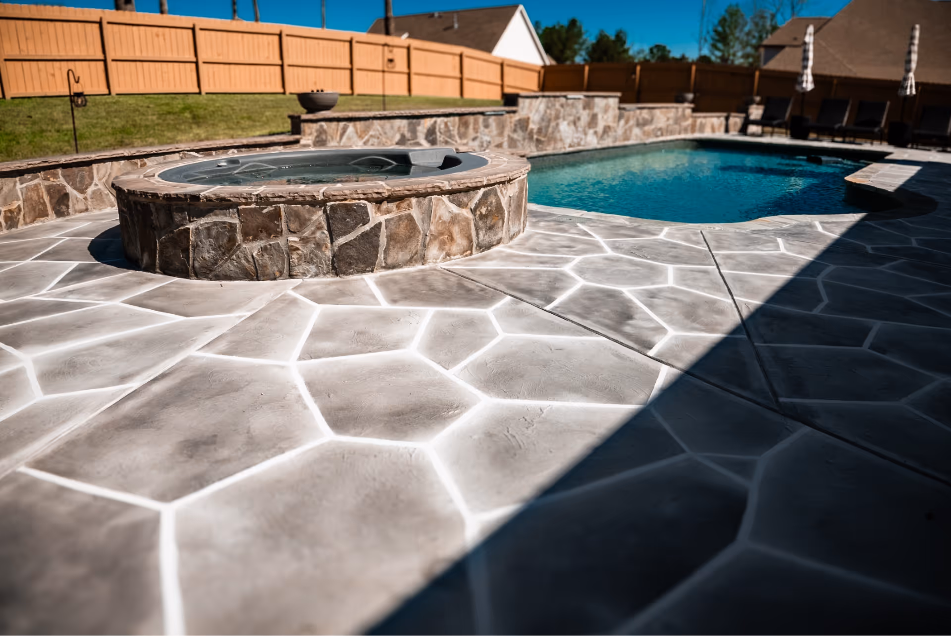 Residential Resurfaced Concrete Newnan GA