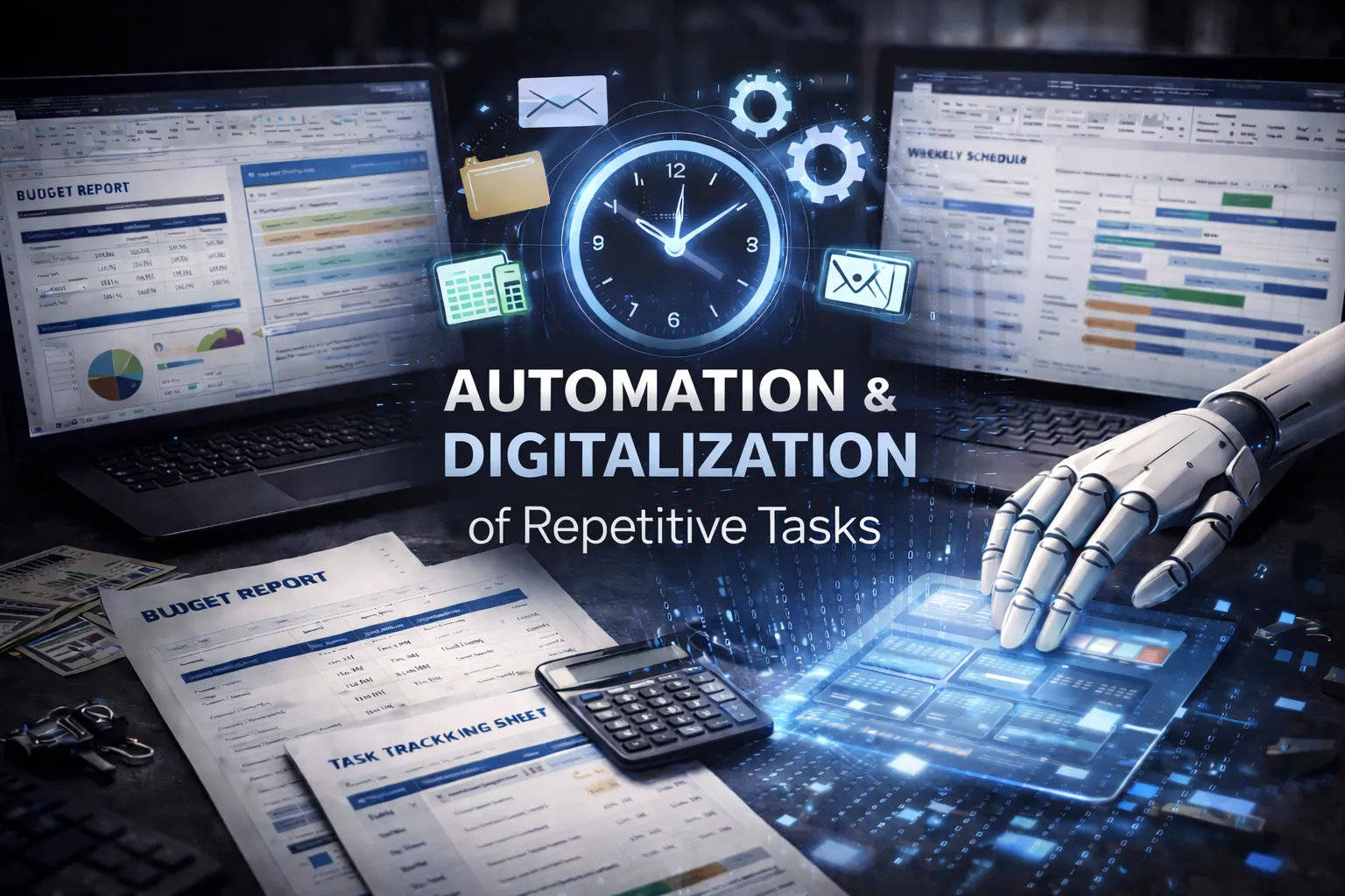 Des numérisations de tâches répétitives