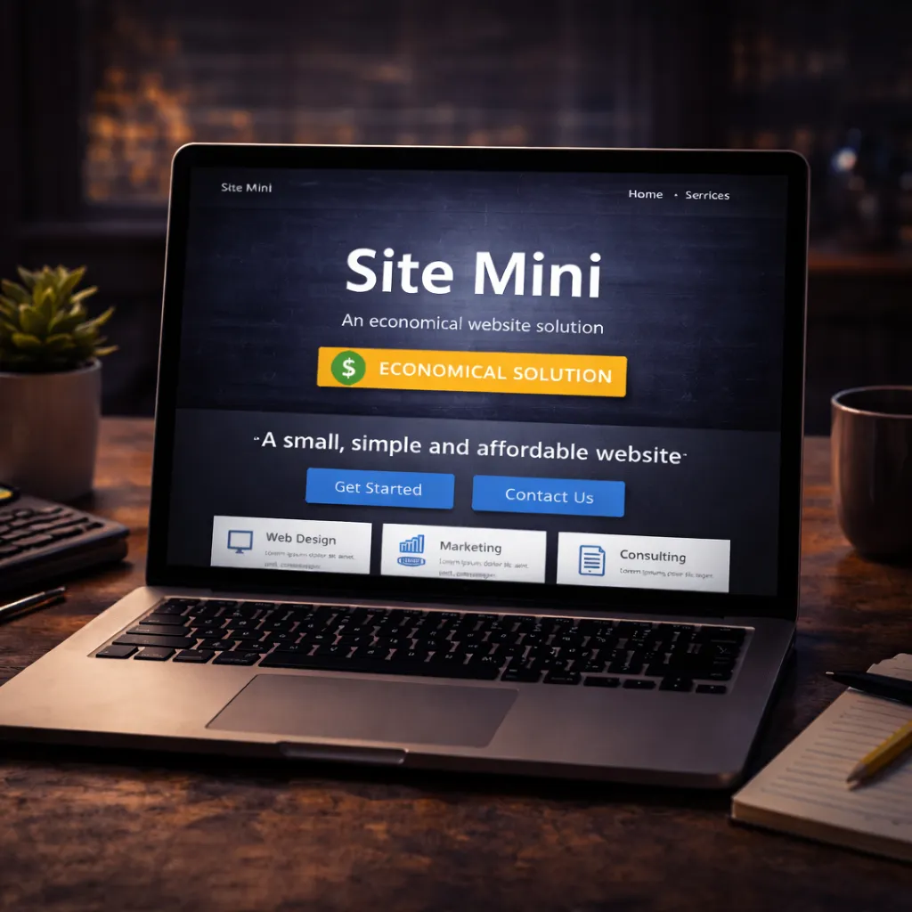 Un petit site internet économique