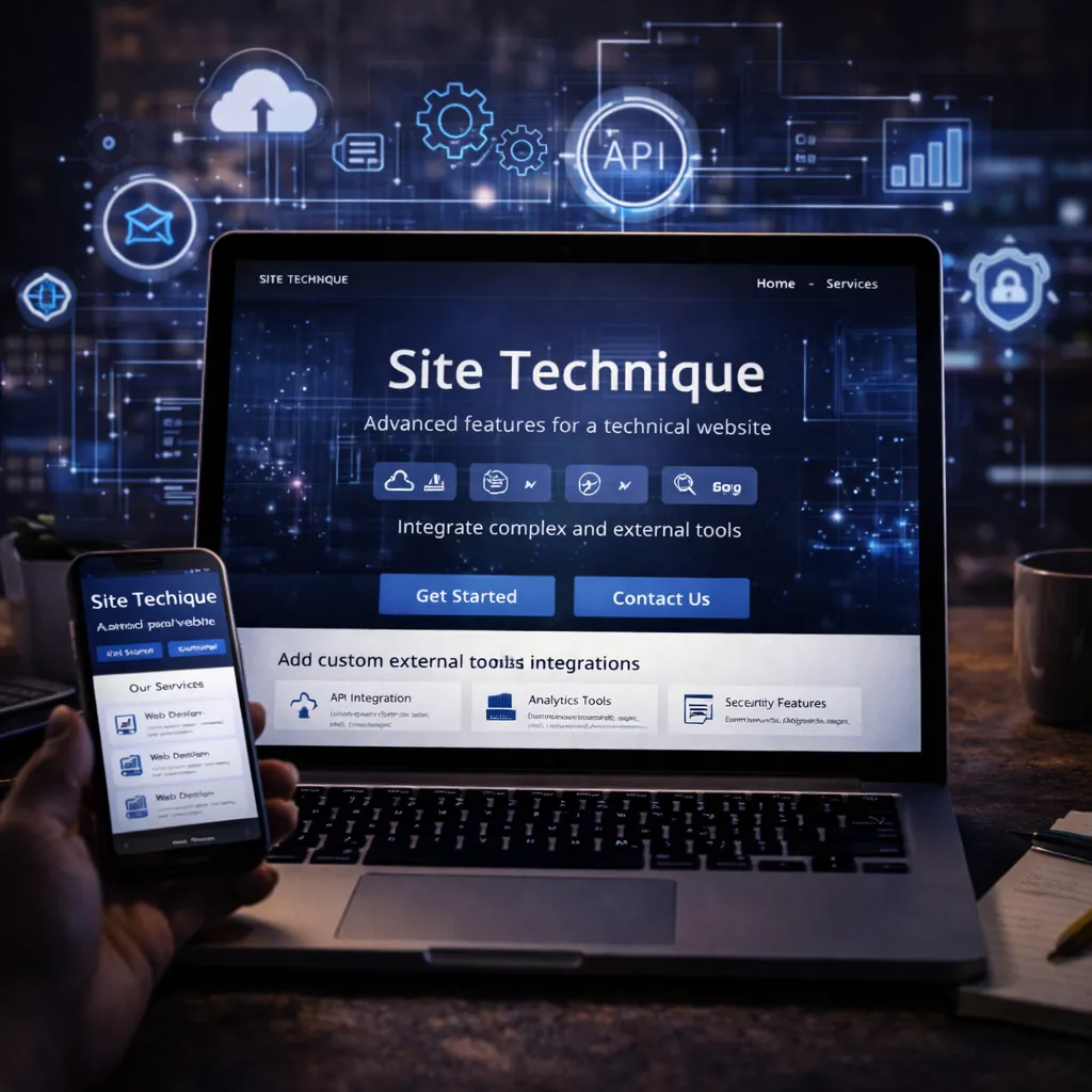 Un site internet technique et puissant