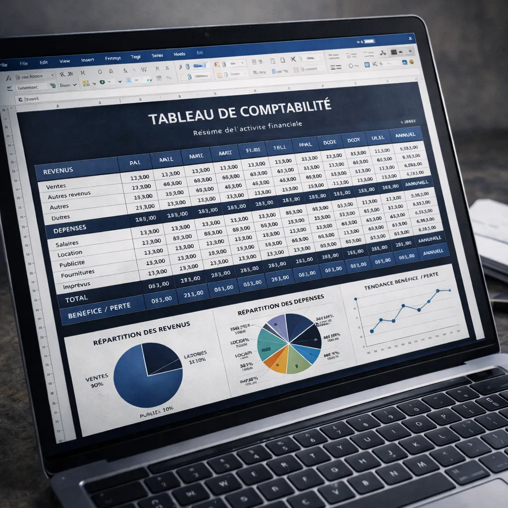 Un fichier de comptabilité complet