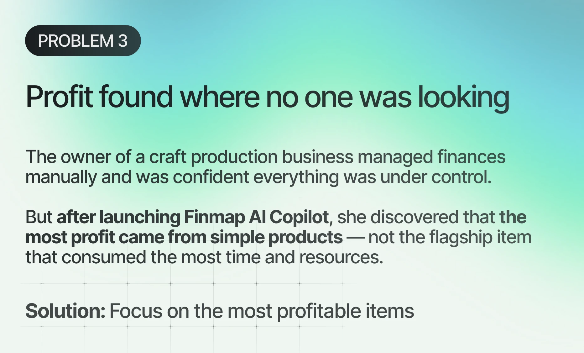 Real Financial Cases Solved by Finmap AI Copilot