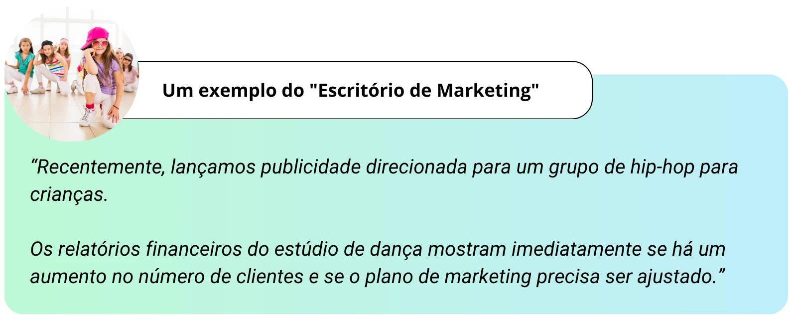 Um exemplo do “Marketing Office”