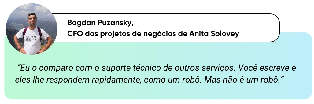 Citação de Bohdan Puzanskyi