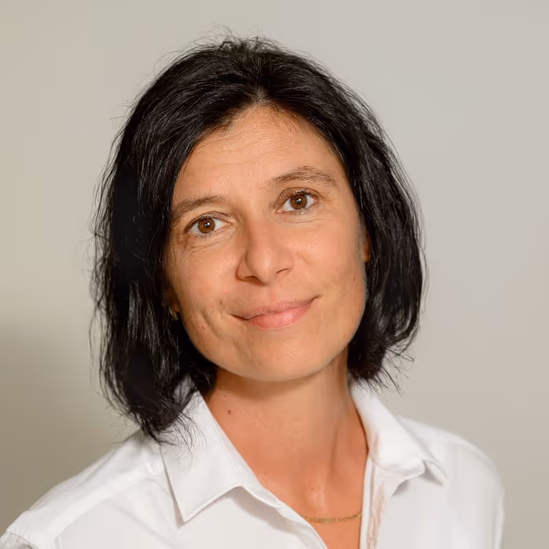 Portrait of a woman with dark hair