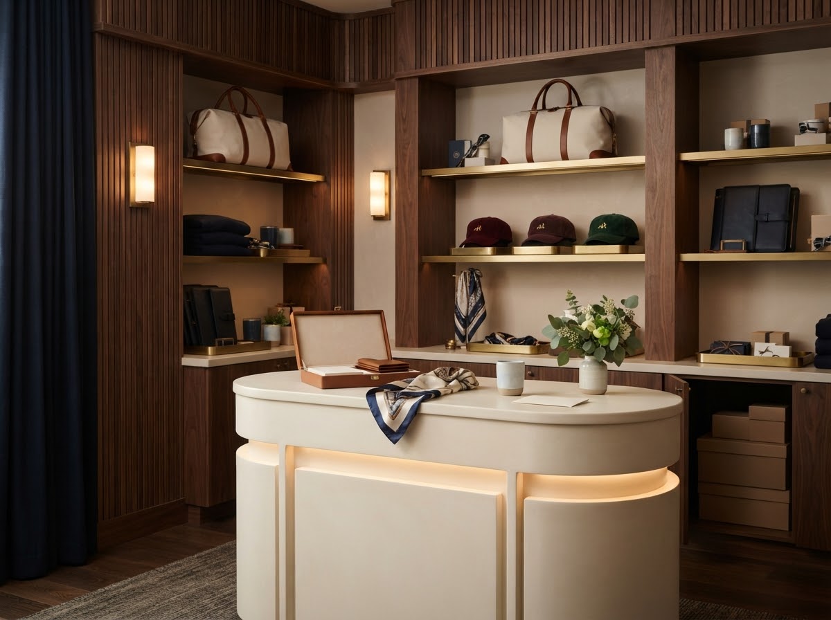 Premium corporate gift displayed on executive desk