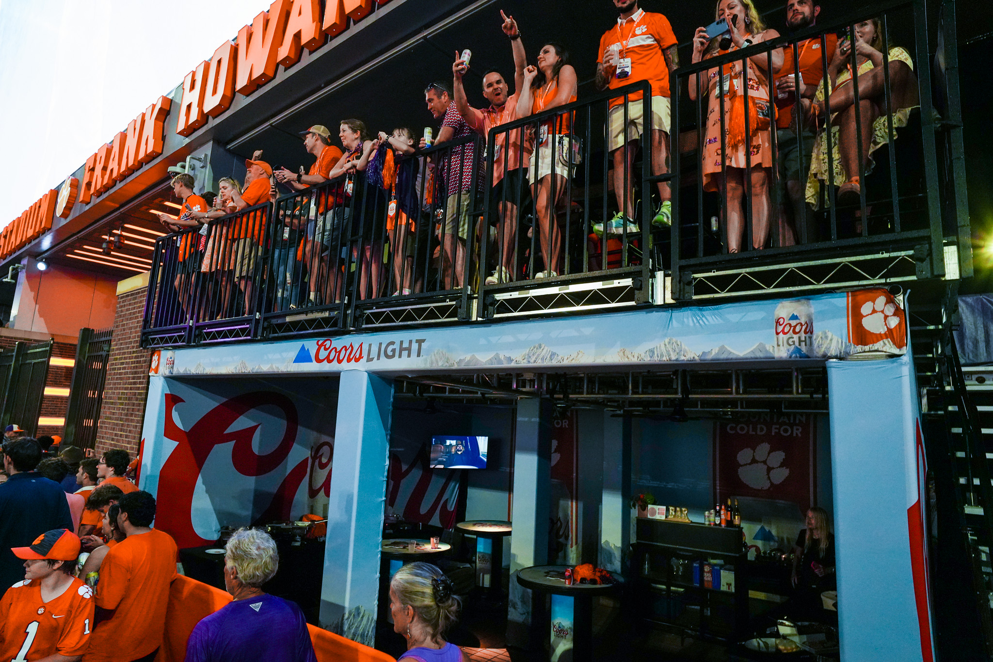 The Rock Suites at Death Valley, Clemson and Coors branded hospitality suites