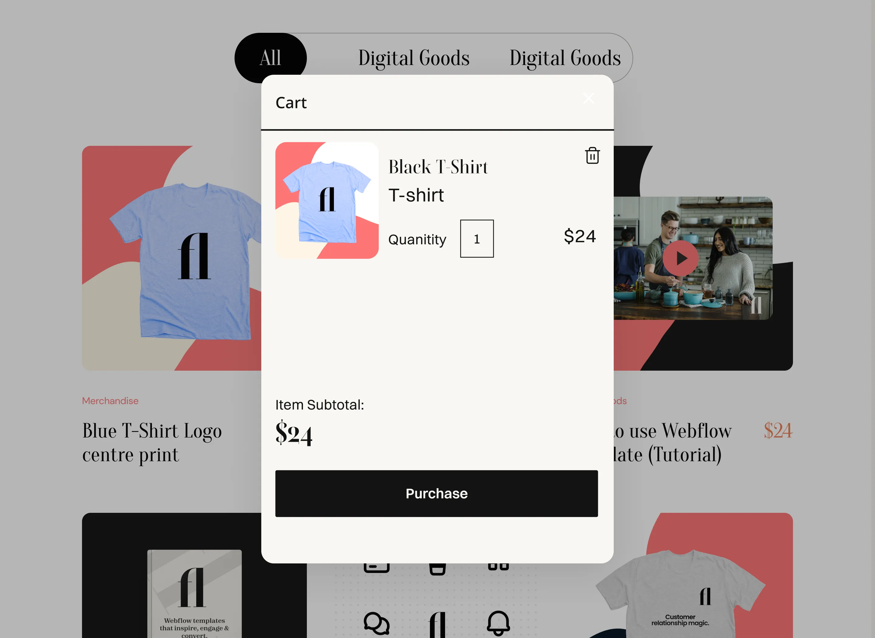 Portfolio Webflow Template - Firenze - Designed by Azwedo.com and Wedoflow.com