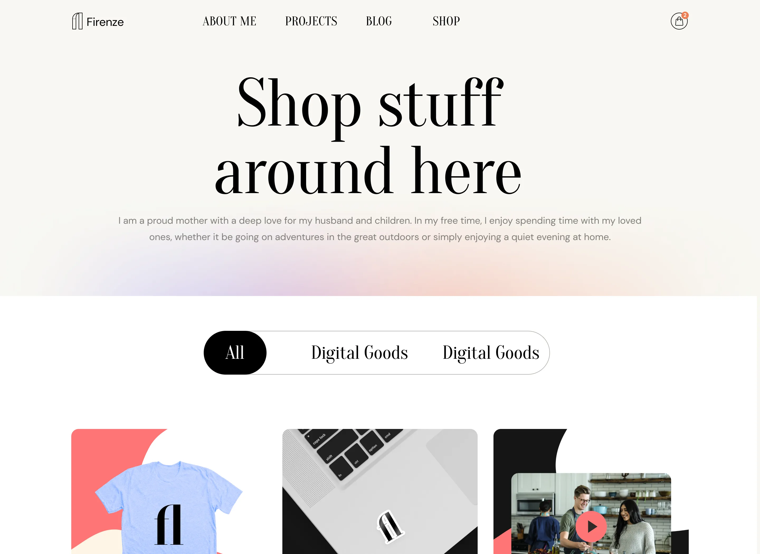 Portfolio Webflow Template - Firenze - Designed by Azwedo.com and Wedoflow.com