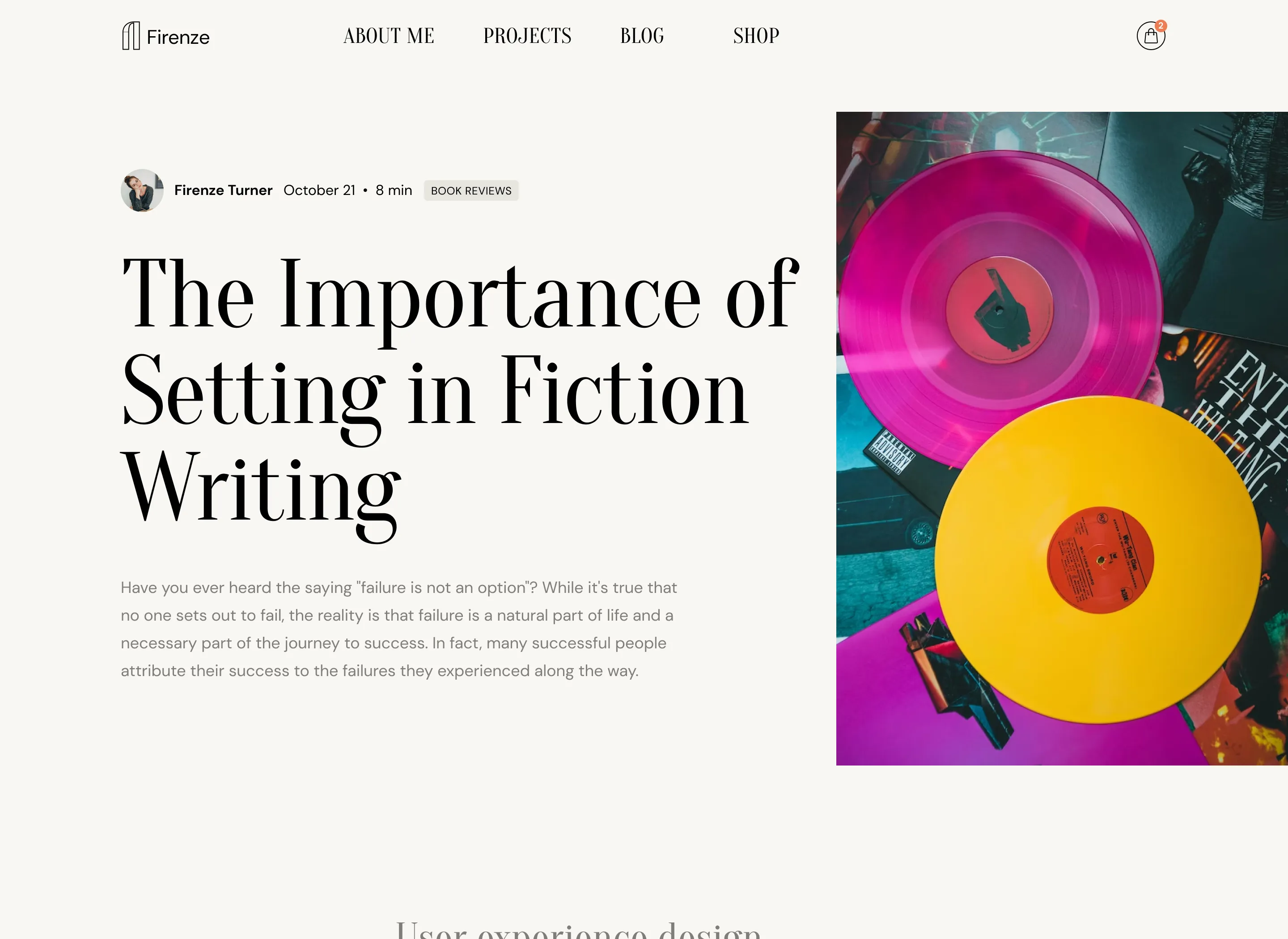 Portfolio Webflow Template - Firenze - Designed by Azwedo.com and Wedoflow.com