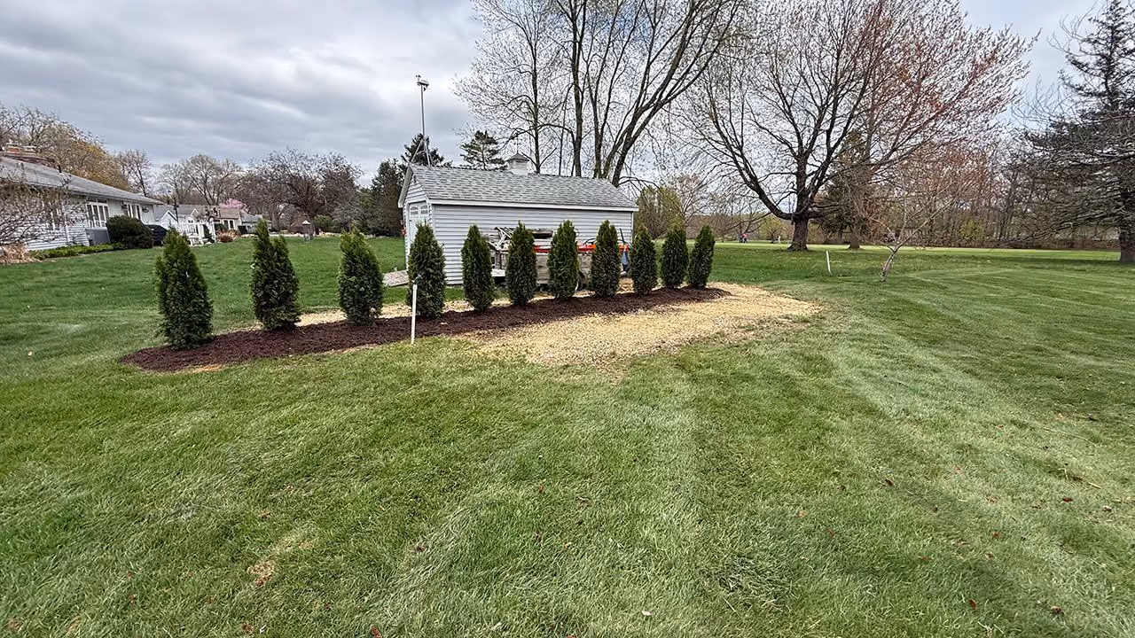 Landscape planting and installation by Earth Management Solutions LLC