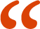 Graphic of orange quotation marks.