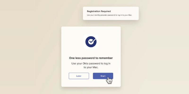 Sync macOS password with Okta & enable FastPass for passwordless app access