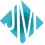 Hexagonal-shaped complex with connected vertical and horizontal teal glass panels and black framework on a light gray background.