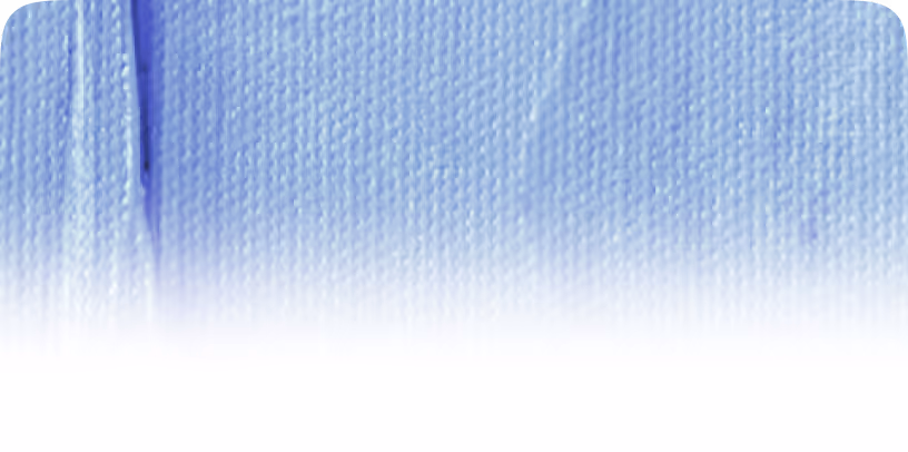 Close-up of a blue textured fabric with a visible seam on the left side fading into white at the bottom.