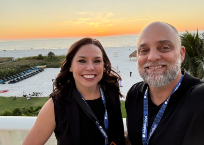 Kaela with husband, Jon Reedy.