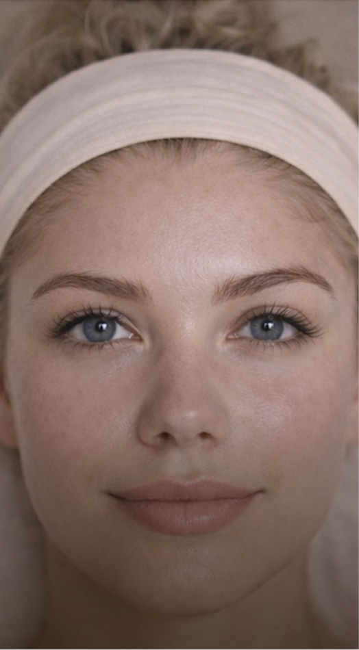 Lymphatic Face Glow – Gesicht vor der Behandlung