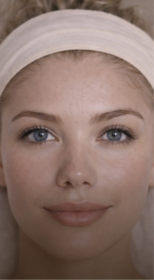 Lymphatic Face Glow – Gesicht nach der Behandlung